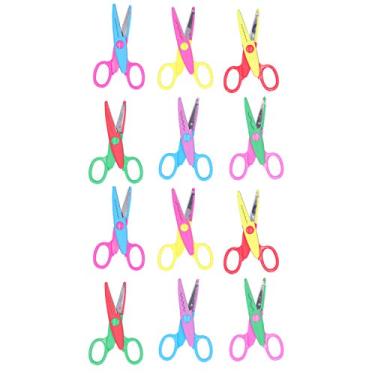 Imagem de Set Of 6,Craft Scissors Decorative Edge, Craft Punch And Creative Scissors,Handmade Diy Photo Album Lace Scissors Photo Card Pattern Scissors for Crafts, Scrapbooking, Diy Photo