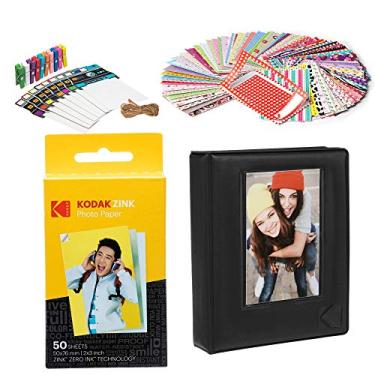 Imagem de Kodak Kit inicial de papel Zink premium de 5 x 7,6 cm com álbum de fotos