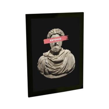 Imagem de Quadro Decorativo A2 Marco Aurélio Estoicismo Filosofia Decoração Poster