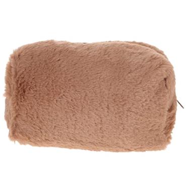 Imagem de DOITOOL bolsa cosmética de pelúcia saco de maquiagem de pano bolsa de caneta bolsa de maquiagem para viagem produtos de higiene pessoal para malas de viagem bolsa de higiene garota toalha