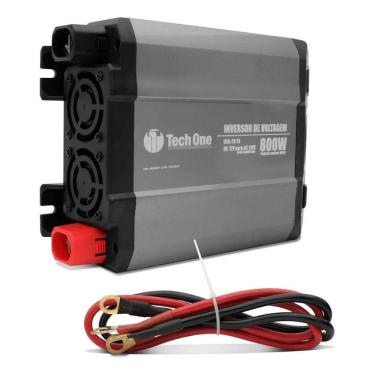 Imagem de Inversor De Tensão 3000W 12v P/ 110V/220V Conversor de energia Entrada Usb Tech One