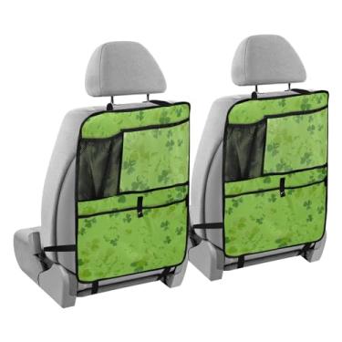 Imagem de Clover Protetores de banco traseiro de carro para tablet organizador de banco traseiro para carro para crianças, tapetes atrás do assento