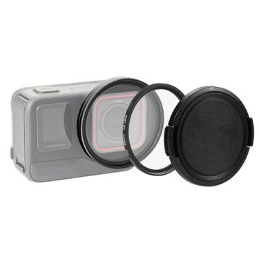 Imagem de PULUZ Filtro de lente para câmera Insta360 Ace Pro, anel adaptador de filtro de lente UV de 52 mm com capa de lente para acessórios Insta360 Ace Pro