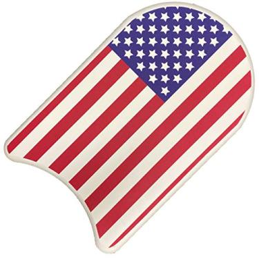 Imagem de Aquamentor Prancha de natação para competição para adultos – Feito nos EUA (bandeira americana, médio (30,5 x 45,7 x 3,8 cm)
