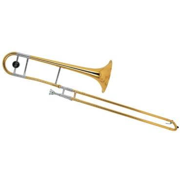 Imagem de Trombone De Vara Tb 200v Laqueado Dourado Com Case New York [F097]