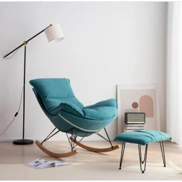 Imagem de Poltrona Reclinável Easy Cozy: Cadeira reclinável, planadora e de balanço com design ergonômico. Conforto e estilo ideais para relaxar em casa, sala ou quarto. Durabilidade garantidas (Verde)
