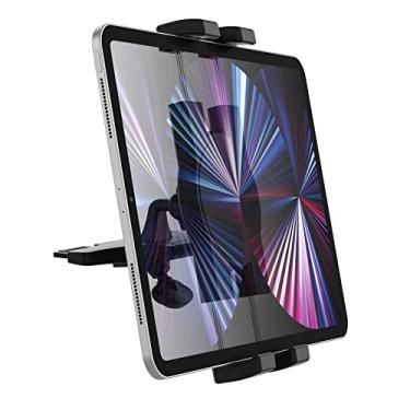 Imagem de YOOZ Suporte para tablet de CD para carro, CD Player de carro, suporte para tablet com rotação total [estável e durável] para dispositivos de 4 a 12,9 polegadas, iPad Pro Air Mini, Galaxy Tabs,