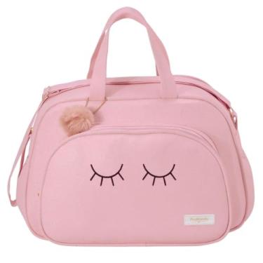 Imagem de Bolsa grande chuva de amor rosa, Pirulitando Baby, Rosa, Grande
