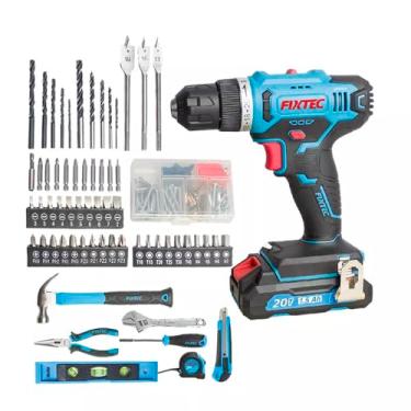 Imagem de Furadeira Eletrica Sem Fio Com Kit com 221pcs 20V - Fixtec