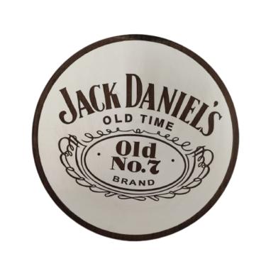 Imagem de placa decorativa old7 jack daniels em mdf natural