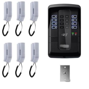 Imagem de Porteiro Interfone Coletivo Residencial Predial Com 6 Pontos e Boteira Intelbras