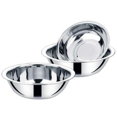 Imagem de Conjunto Bowl Em Aço Inox 3 Peças Tigelas De 19cm 21cm 23cm - Toda Cas