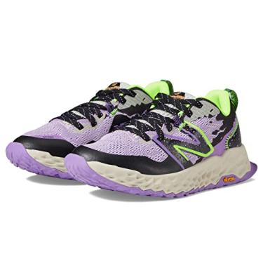 Imagem de New Balance Tênis de corrida infantil Fresh Foam Hierro V7, Moonbeam/Pixel Green, 19