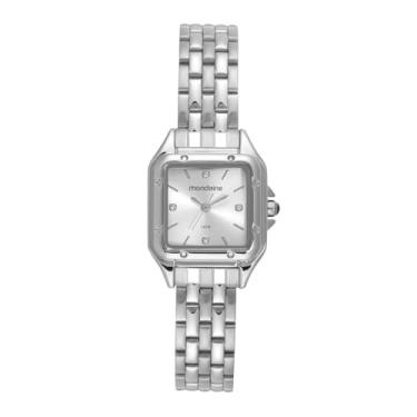 Imagem de Relogio Mondaine Feminino Ref: 32777l0mvne2 Retangular Prateado