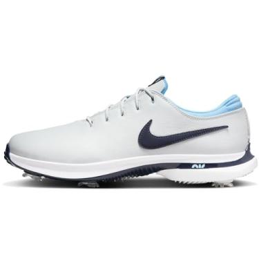 Imagem de Nike Tênis de golfe masculino Air Zoom Victory Tour 3 (DV6798-010, preto/branco-cinza ferro-LT cinza fumo), Platina pura/branco/azul aquário/obsidiana, 8