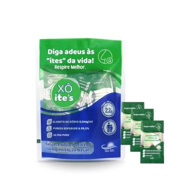 Imagem de Sachês de Soro Fisiológico em Pó Xô ites, Kit com 60 Unidades, para Alívio e Higienização