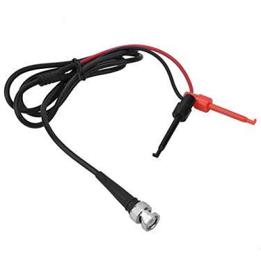 Imagem de Chumbo de Teste do Osciloscópio BNC Com Plugue Macho para Gancho de Teste Duplo, Linha de Chumbo de Teste de Manutenção de Veículos para Testes Elétricos