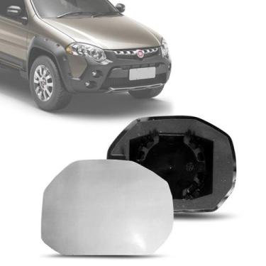 Imagem de Lente Base Retrovisor Palio Adventure Idea Strada 09 10 11 - METAGAL, 