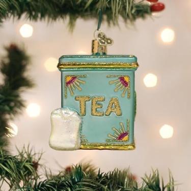 Imagem de Old World Christmas Ornamento de vidro para pendurar em lata de