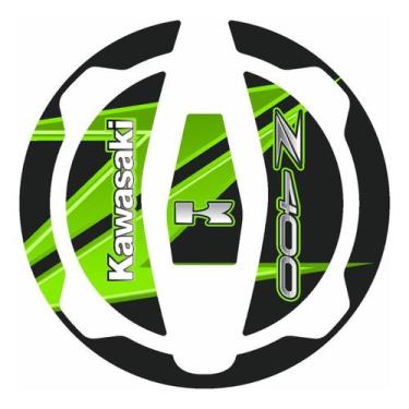 Imagem de Bocal Resinado Adesivo Personalizado Para Kawazaki Z400 - Resitank