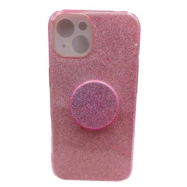 Imagem de Capinha Capa Compatível iphone 13 tela 6.1 Glitter Brilho - HHW, Rosa
