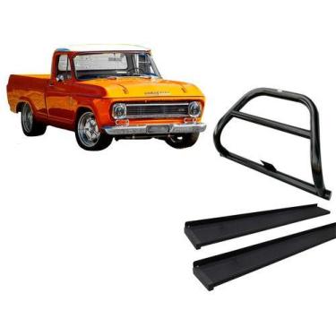 Imagem de Kit Quebra Mato  C/barra+estribo Original Preto D10 - HOZZ