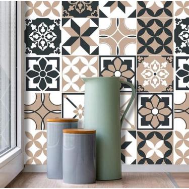 Imagem de Papel De Parede Auto Colante Azulejo Para Cozinha 2,5M - PAPELEPAREDE