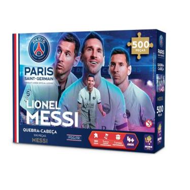 Imagem de Quebra Cabeça Colecionável PSG - Messi 500 peças - TCS