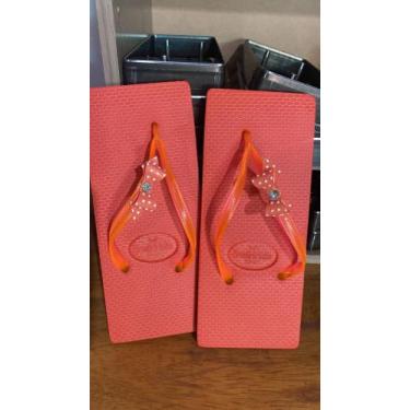 Imagem de Chinelo Brasileirinha Quadrado do N 33/34 ao 45/46, Vermelho, 33/34