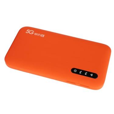 Imagem de Hotspot Móvel 5G, Dispositivo WiFi Portátil para Viagens 16 Dispositivos Conectados Com Slot para Cartão SIM Roteador Portátil WiFi6 de Banda Dupla Roteador de Ponto de Acesso