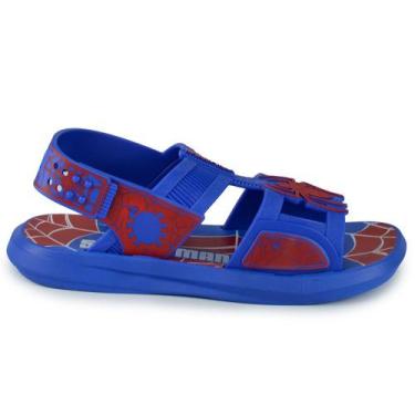 Imagem de Kit Sandália Infantil Grendene Masculino Homem-Aranha com Buggy 22940,