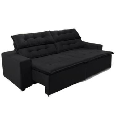 Imagem de Sofá Concept 3,00 metros Retrátil e recinável com Mola Suede Light Pre