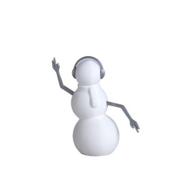 Imagem de Estatueta Eve - Amigos de Neve - Galanta, Branco/Prata