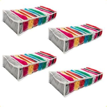 Imagem de Kit 4 Colmeia Organizadora de Gavetas Transp. 10 Nichos M - 123 Organi