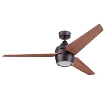 Imagem de Honeywell Ceiling Fans Ventilador de teto moderno 50603 Eamon com controle remoto, 132 cm, bronze