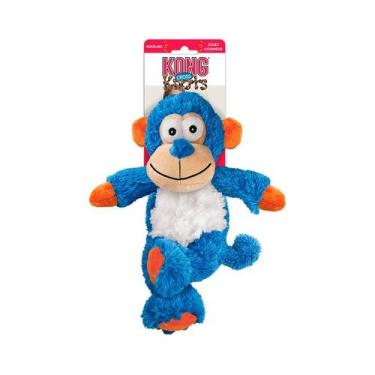 Imagem de Brinquedo Kong para Cães Cross Knots Moneky Médio/Grande Azul