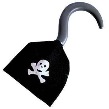 Imagem de Luva De Pirata Capitão Gancho P/ Halloween Festa Fantasia - Carnaval, 