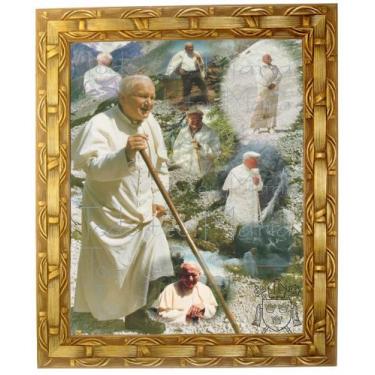 Imagem de Quadro São João Paulo I I, Mod. 05, Tam.30x25cm. Angelus