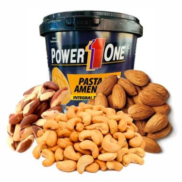 Imagem de COMBO FIT - Pasta Power One Tradicional + Castanha Caju 500g + Castanh