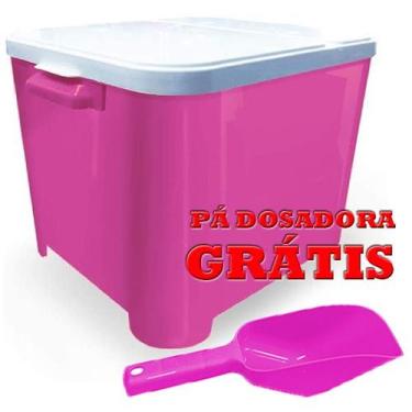 Imagem de Kit Dog Ultracompra Canister 15Kg com Pá Rosa - Furacão Pet
