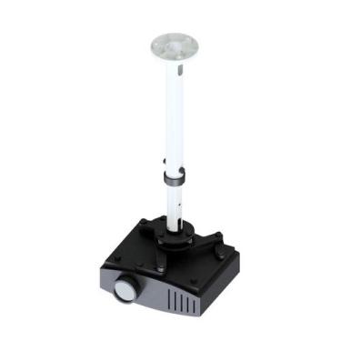 Imagem de Suporte Projetor De Teto  Telescópico  Preto e Branco - AVATRON