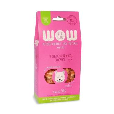 Imagem de Petisco Wow Pet Food Gourmet Frango Crocante para Cães 50 g