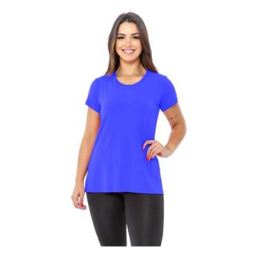 Imagem de Blusa Veste Legging Academia Moda Feminina - Adamas, G, Azul royal