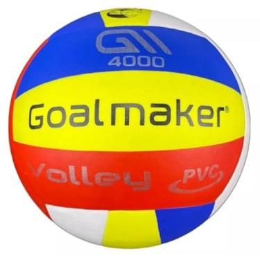 Imagem de Bola Volei De Praia 4000 Goalmaker Pvc Colorida
