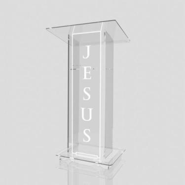 Imagem de Púlpito de Acrílico para Igrejas e Empresas com ou sem Gravação - Acri