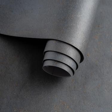 Imagem de Papel de parede de concreto de 81 cm x 1,501 cm azul cinza dourado descascar e colar papel de parede extra grosso 3D fosco texturizado moderno cinza azul ouro cimento contato papel de vinil decoração