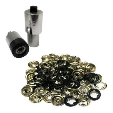 Imagem de Botão De Pressão de Metal 35 Para Roupinha de Bebê Body Cx.200 + Matri