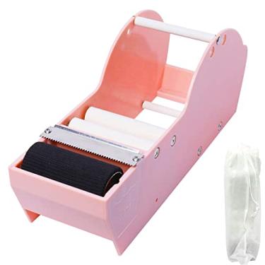 Imagem de WELSTIK Dispensador de fita de papel Kraft gomada ativada por água 7,6 cm para envio, caixa e selina, rosa