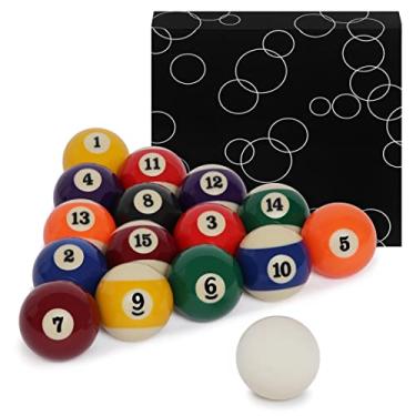 Imagem de Superbilliards Conjunto padrão de bola de bilhar tamanho mini 38 mm