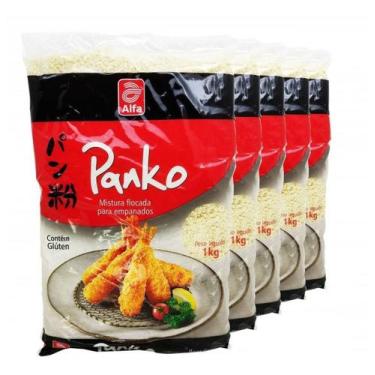Imagem de Farinha Panko para Empanar 1kg (Kit com 5) - Alfa
